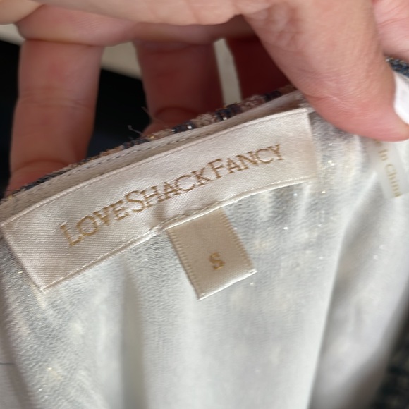 Love shack fancy dress metallic size S - Picture 4 of 12